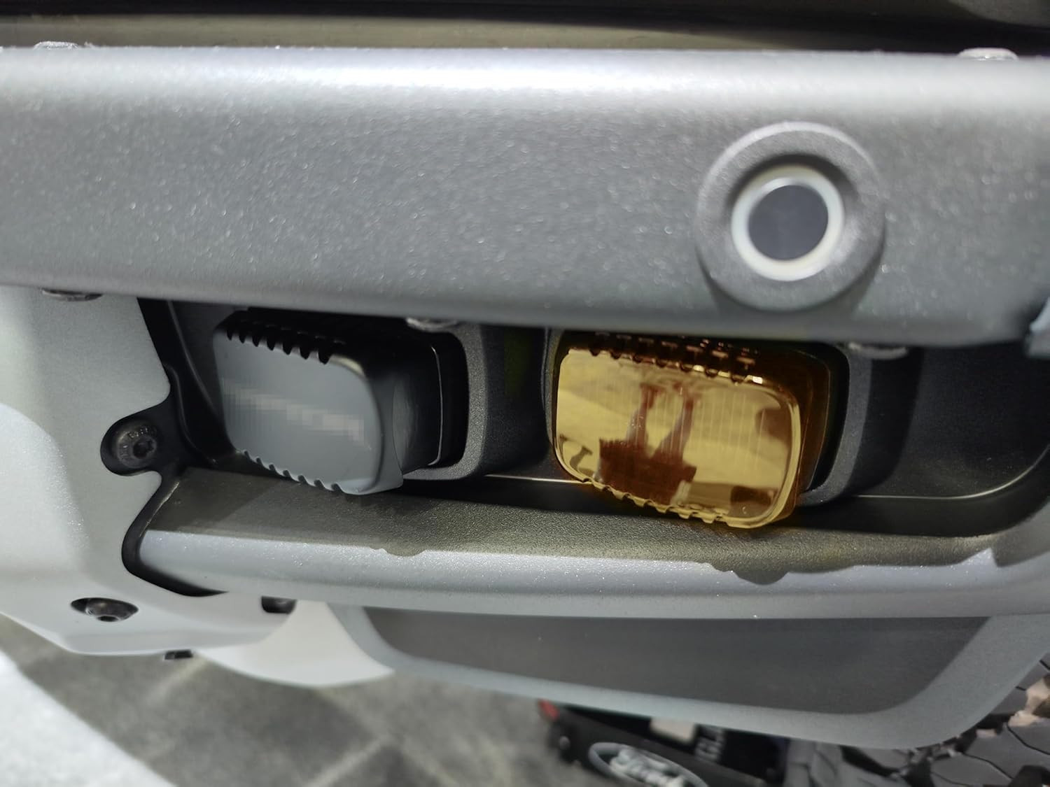 Selective Yellow LED Fog Light Shield Covers for 2021-Up Ford F-150 Raptor