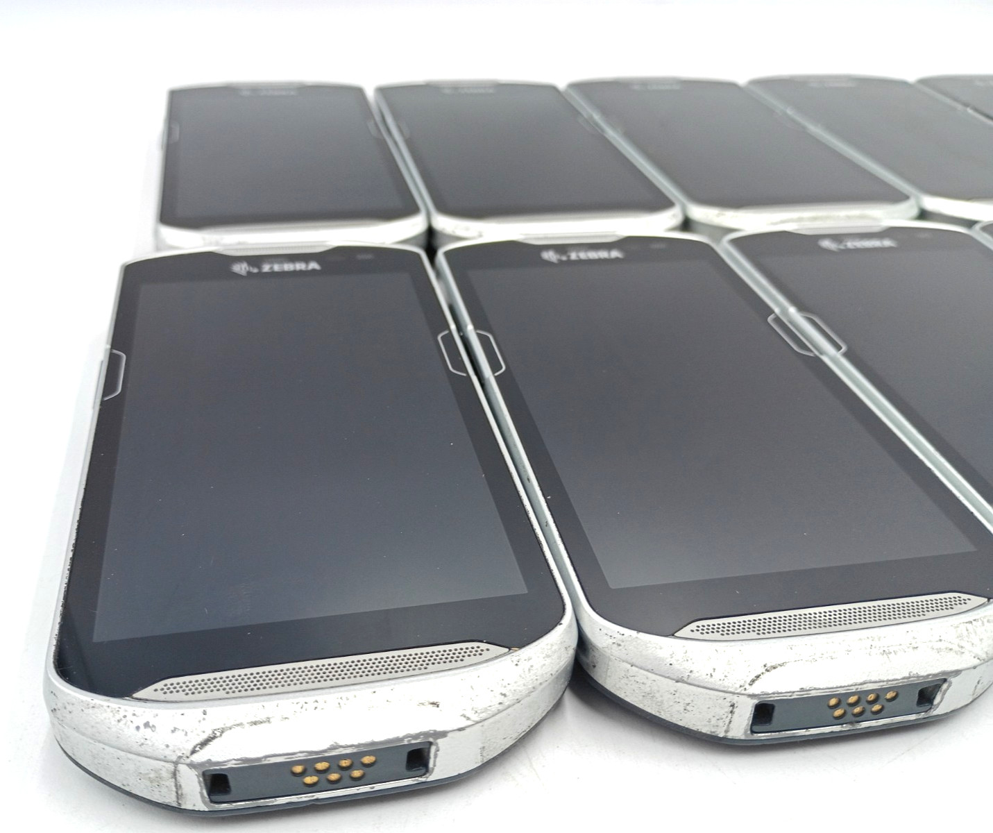 Lot of 13 Zebra TC56CJ-2PAZU2P-US Barcode Scanners 8 Batteries BT-000314