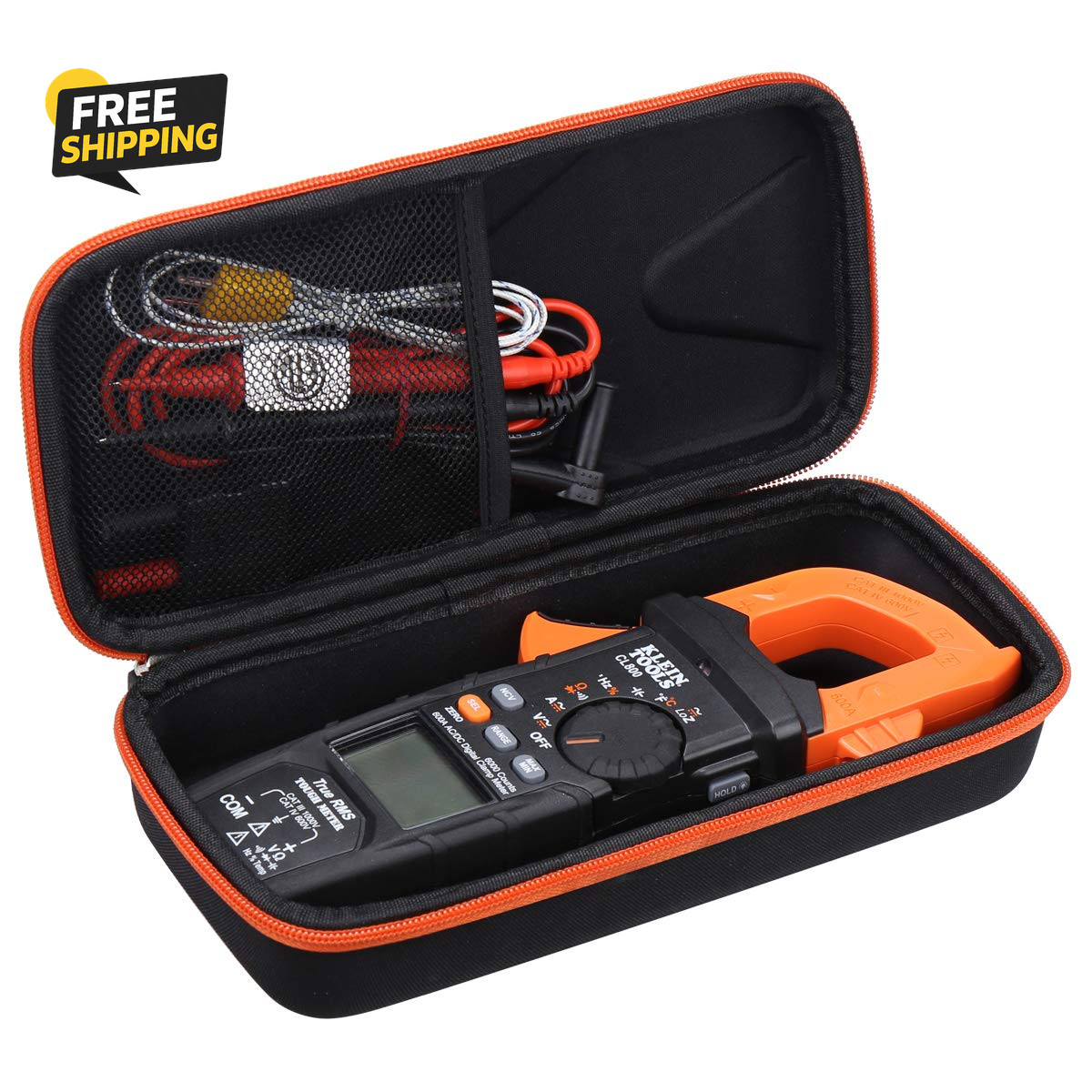 Case Compatible with Klein Tools CL800 CL810 CL700 CL600 Digital Clamp Meter