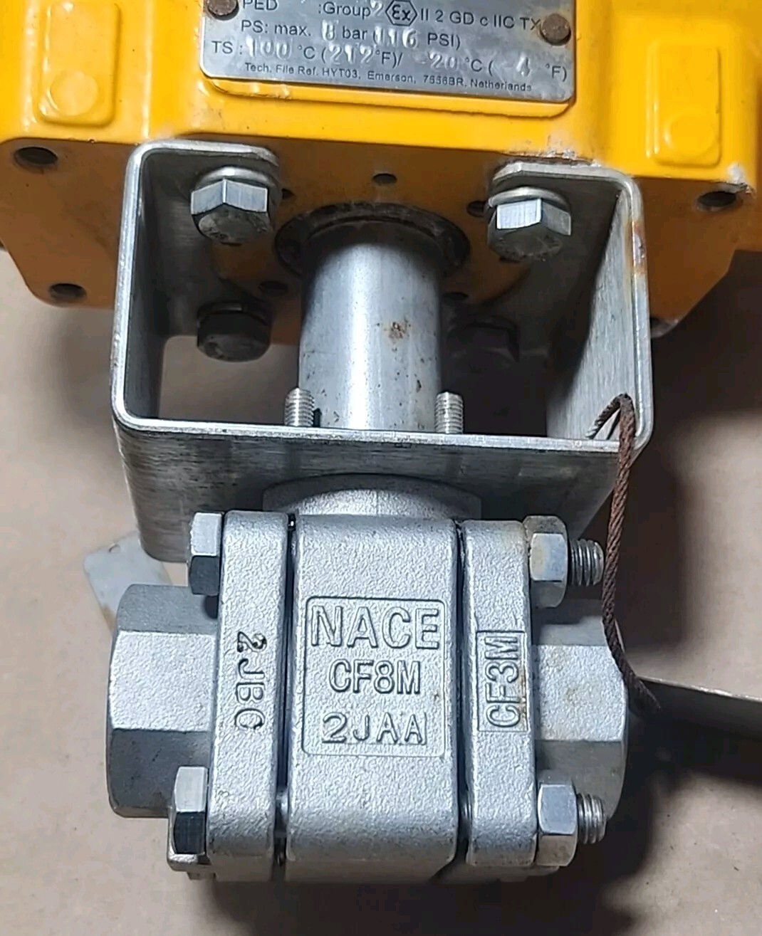 *PREOWNED* Hytork-71 EIA-XL0071-S80-A00 Actuator & 3/4″ Ball Valve + Warranty!