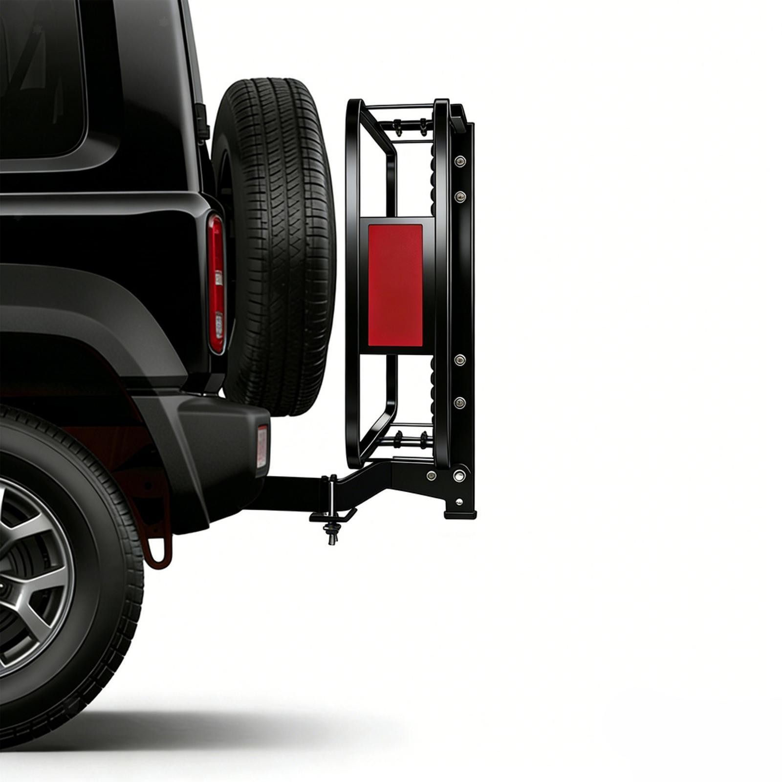 Heavy Duty Load Folding Hitch Cargo Carrier, 500Lbs Trailer Basket, Waterproof