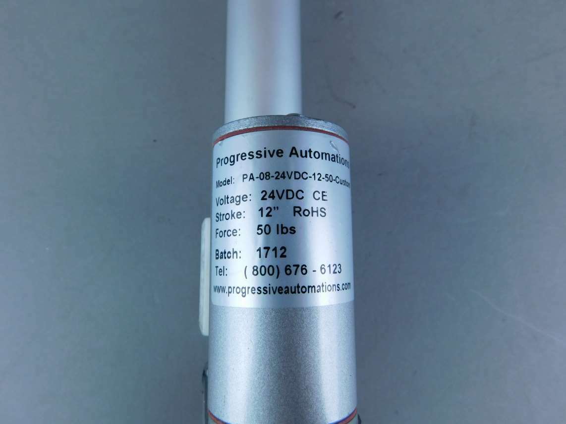Progressive Automations PA-08-24VAC-24-50 Electro Mechanical Actuator, 12″ St…