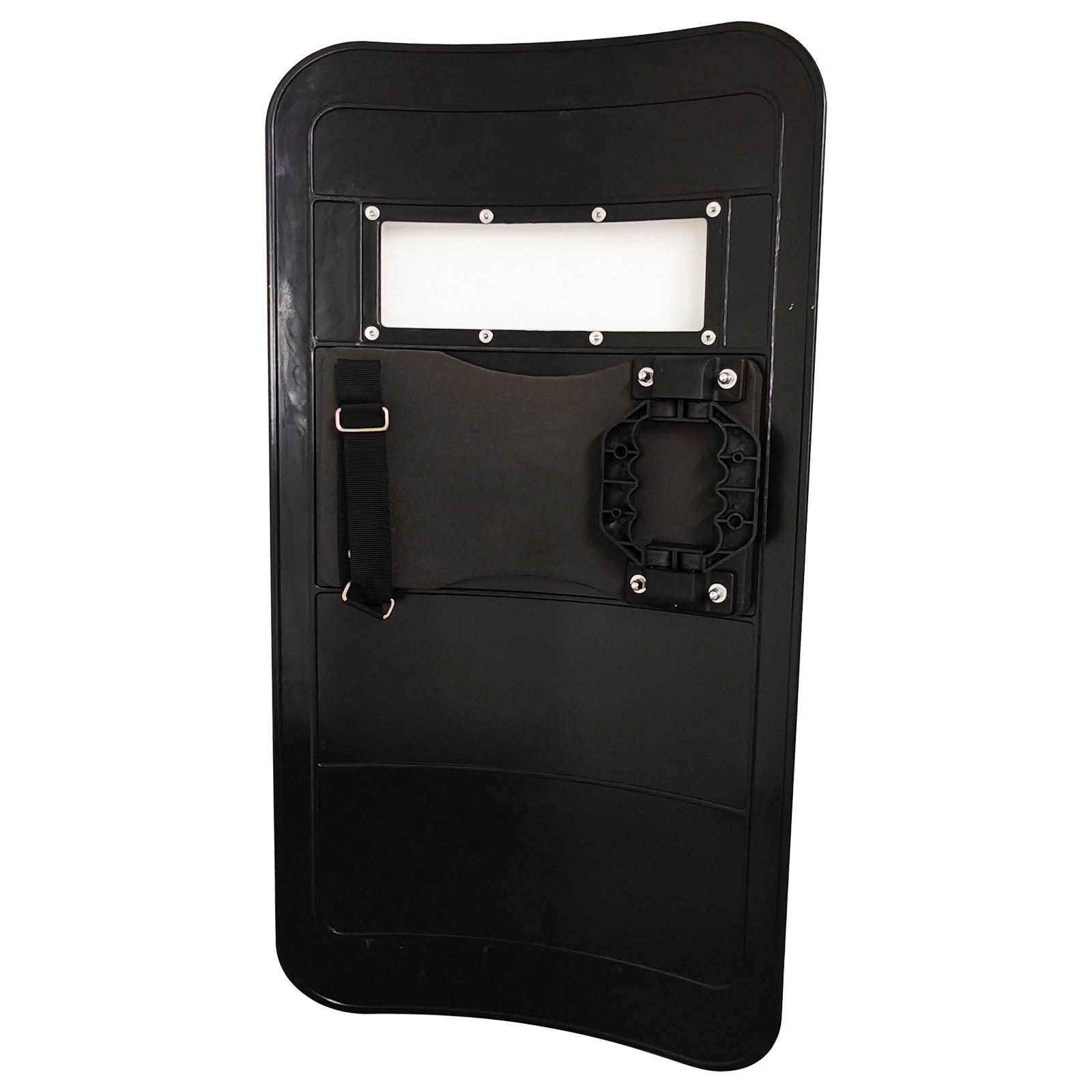 Black Four-Hole PC Riot Shield Security Protection High-quality PC Materials
