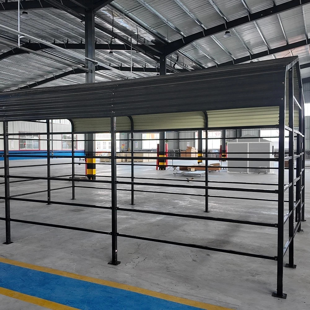 13×20 Ft Farm Livestock Shelter, Heavy Duty Galvanized Steel for Cattle & Horses