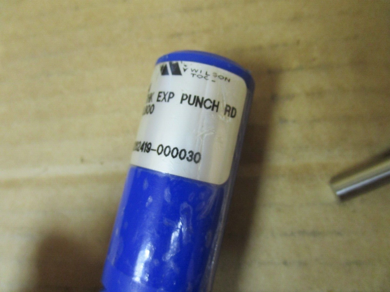 NEW WILSON TOOL 13904 1/2 THK EXP PUNCH RD RD 6.800