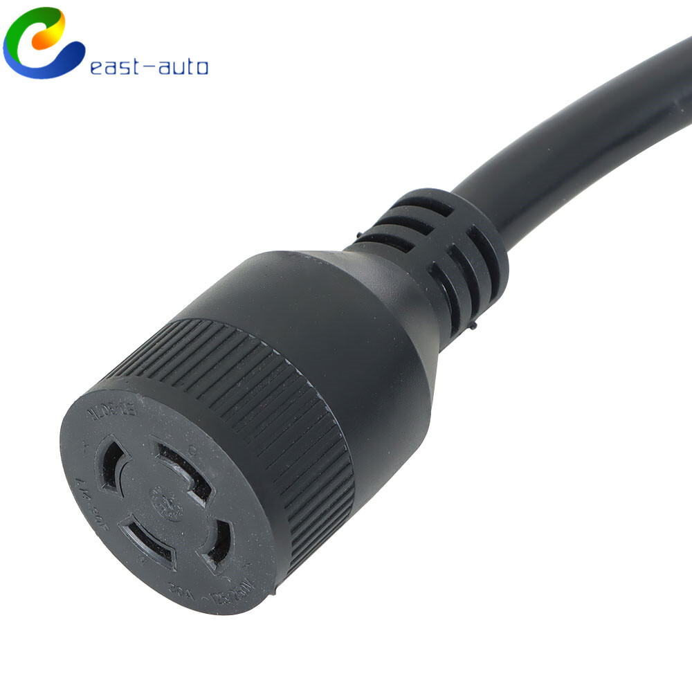 30 Amp 15 Feet Extension Cord & Generator Inlet Box L14-30P/L14-30R 125/250 V