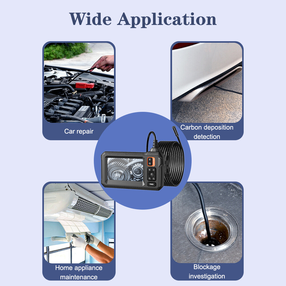 1920*1080P HD Borescope Camera Auto Repair Industrial Pipeline WIFI Probe
