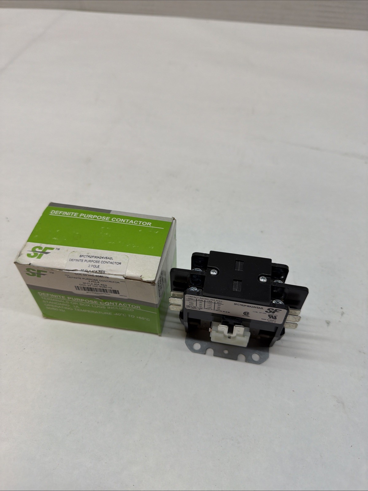 Trane SFCTR2P30A24VSA2L 24V 30A Contactor