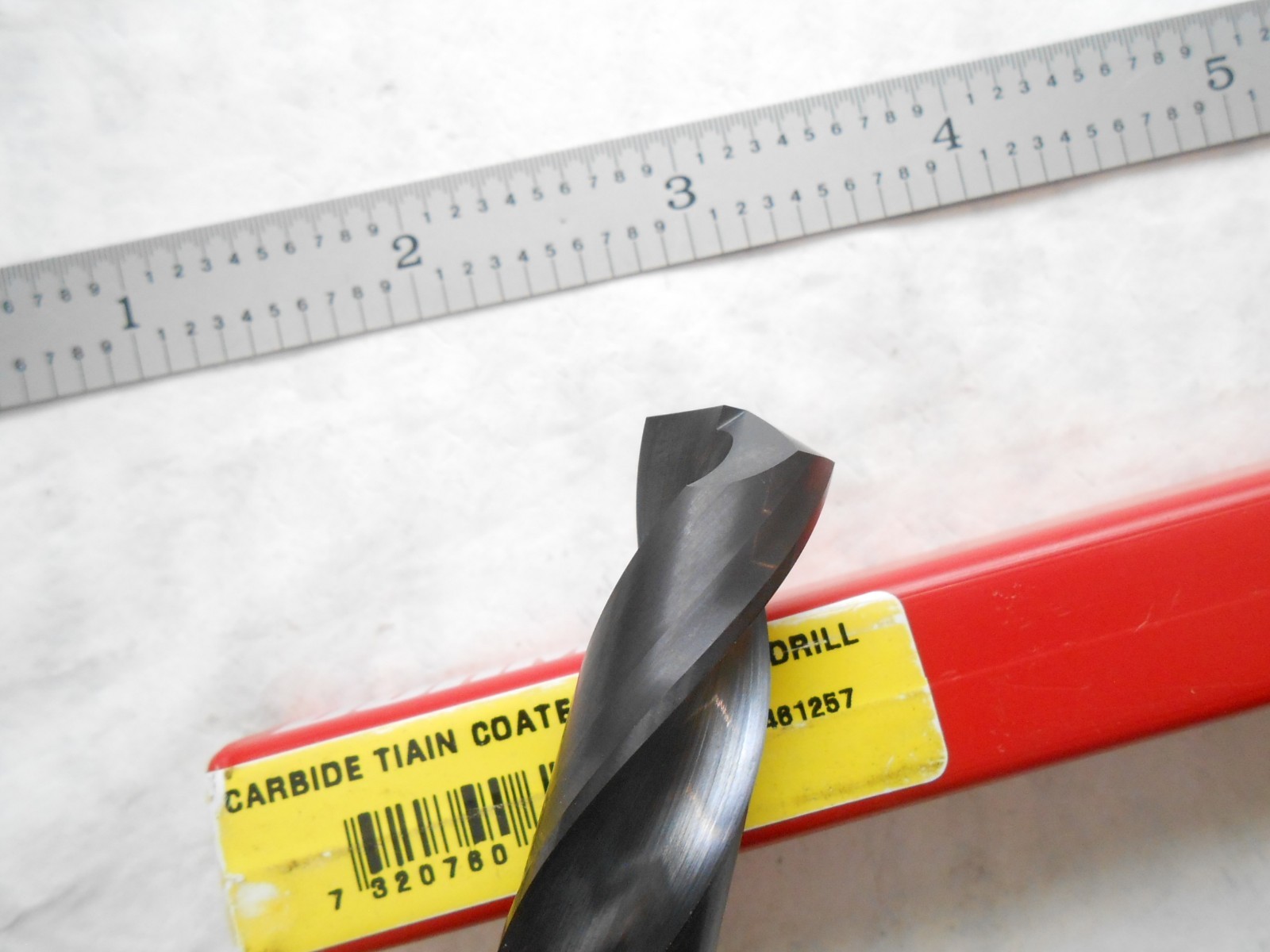 NEW DORMER H.P. 3XD SOLID CARBIDE DRILL 17/32″ CUT DIA. X 60MM FL X 107MM OAL