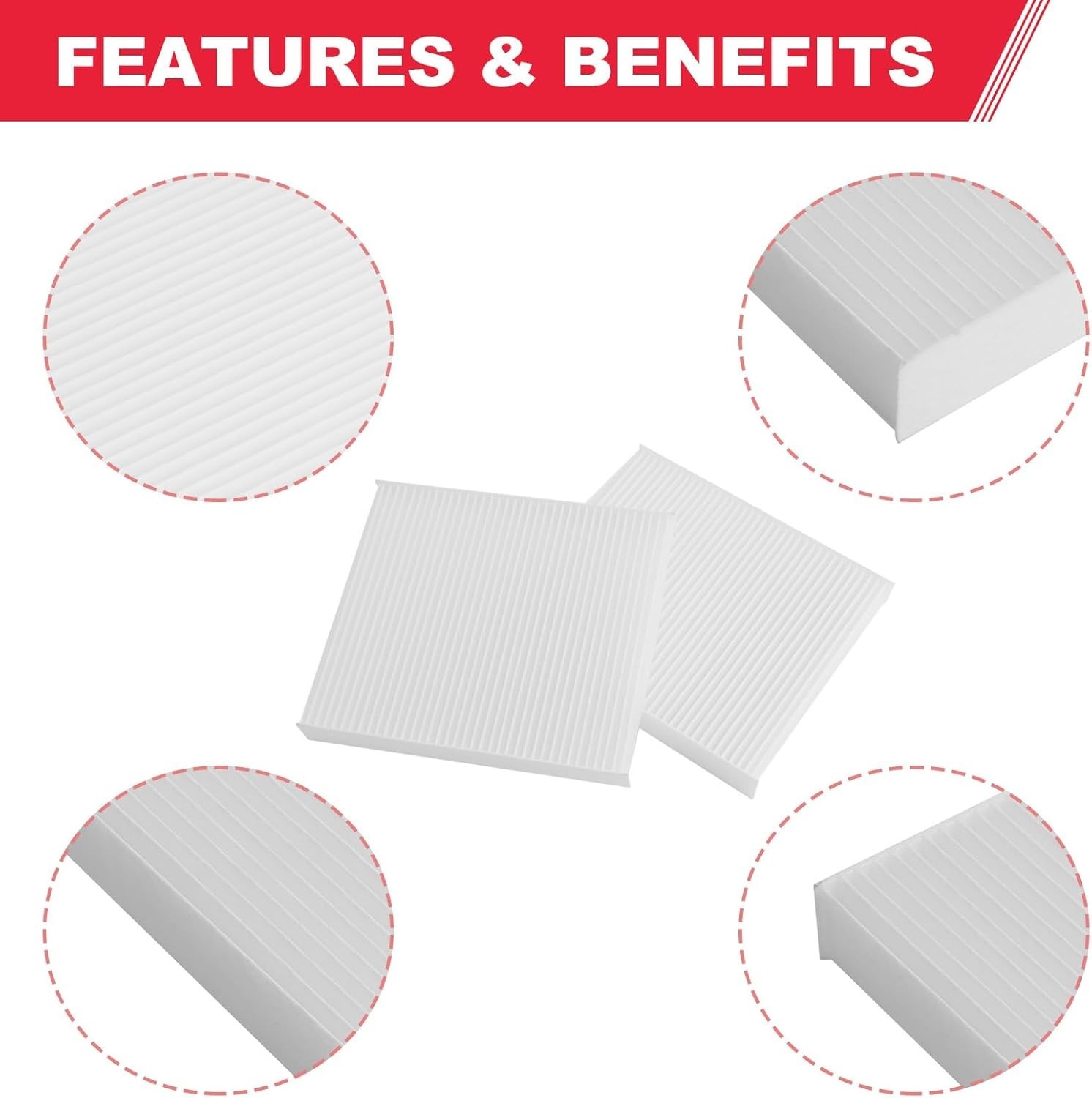 Cabin Air Filter Compatible Kenworth T680 T880 Peterbilt 567 579 C New Air