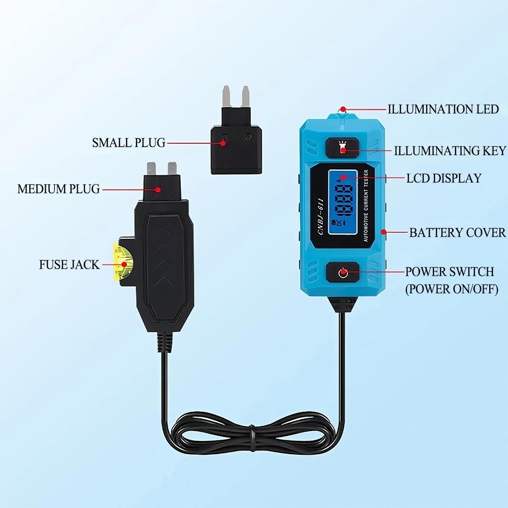 Car Circuit Tester Current Test Fuse Diagnostic Tool Repair Detector CNBJ-611