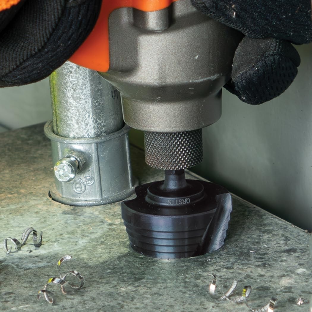 Klein Tools QRST15 Step Drill Bit 7/8 to 1-3/8-Inch Hex Shank