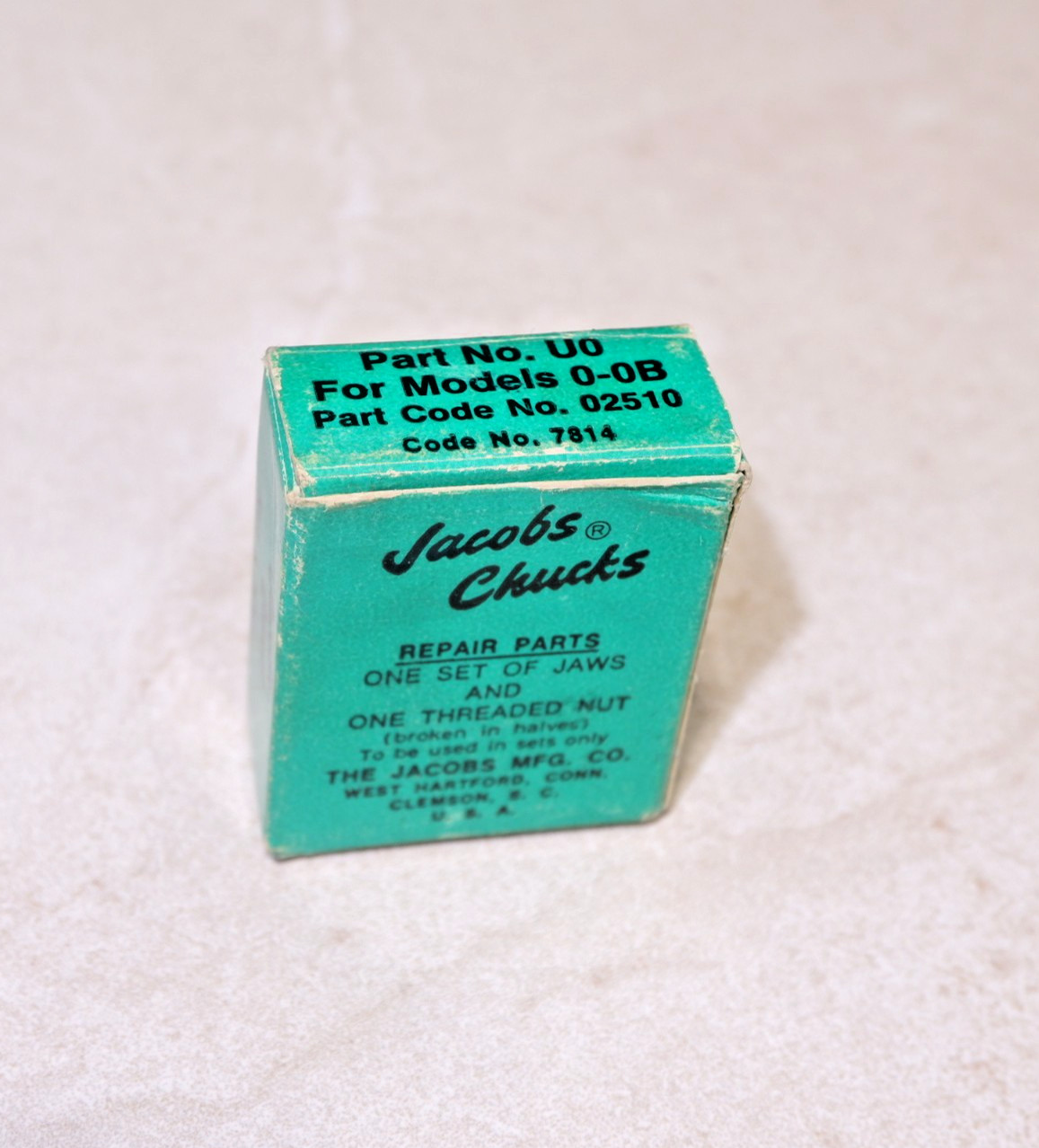 Jacobs Chuck Service Repair Kit U0 – for No. 0 Series Chuck – FreeShip