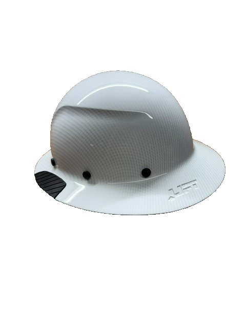 LIFT Safety HARD HAT, NEW! HDF-24CWG DAX Carbon Print GLOSS White