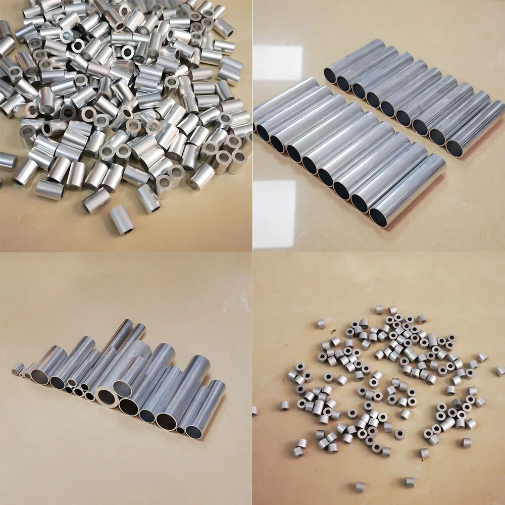 5000pcs Aluminum Tube Cutting OD 3-6mm Wall Thickness 0.25-0.5mm Long 2-6.5mm