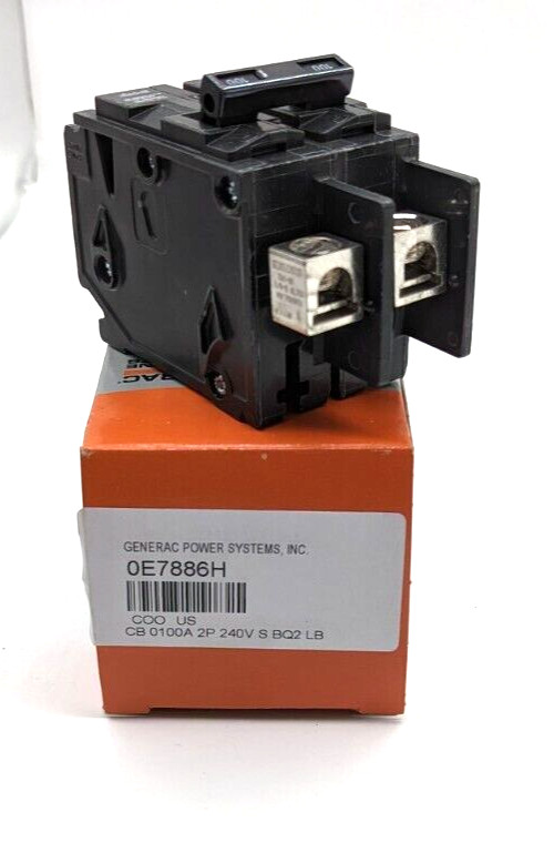 GENERAC 100A 0E7886H Generac breaker SAME DAY SHIPPING(SEE DETAILS)