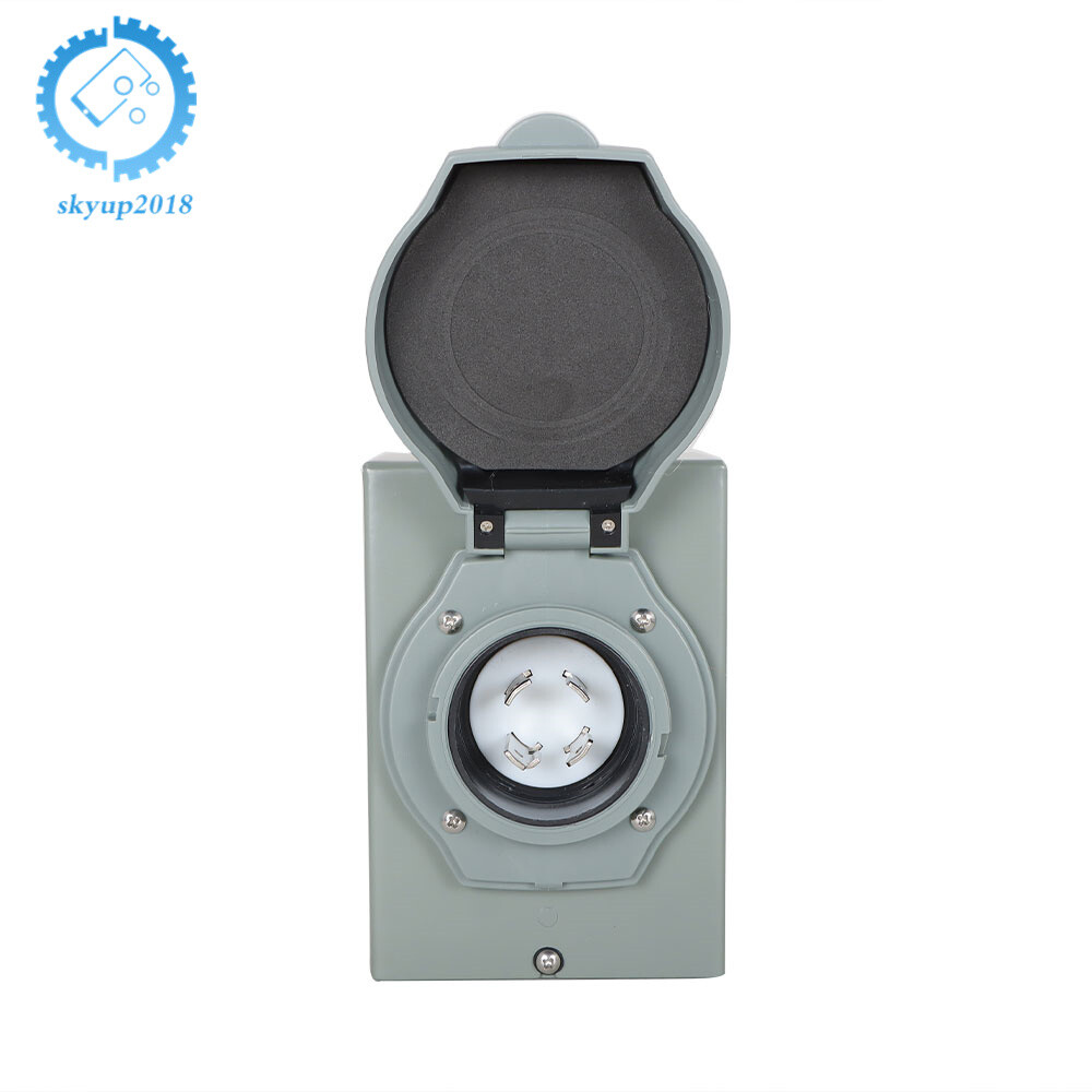 Generator Power Inlet Box 30 Amp Power Inlet Box L14-30P Weatherproof Receptacle
