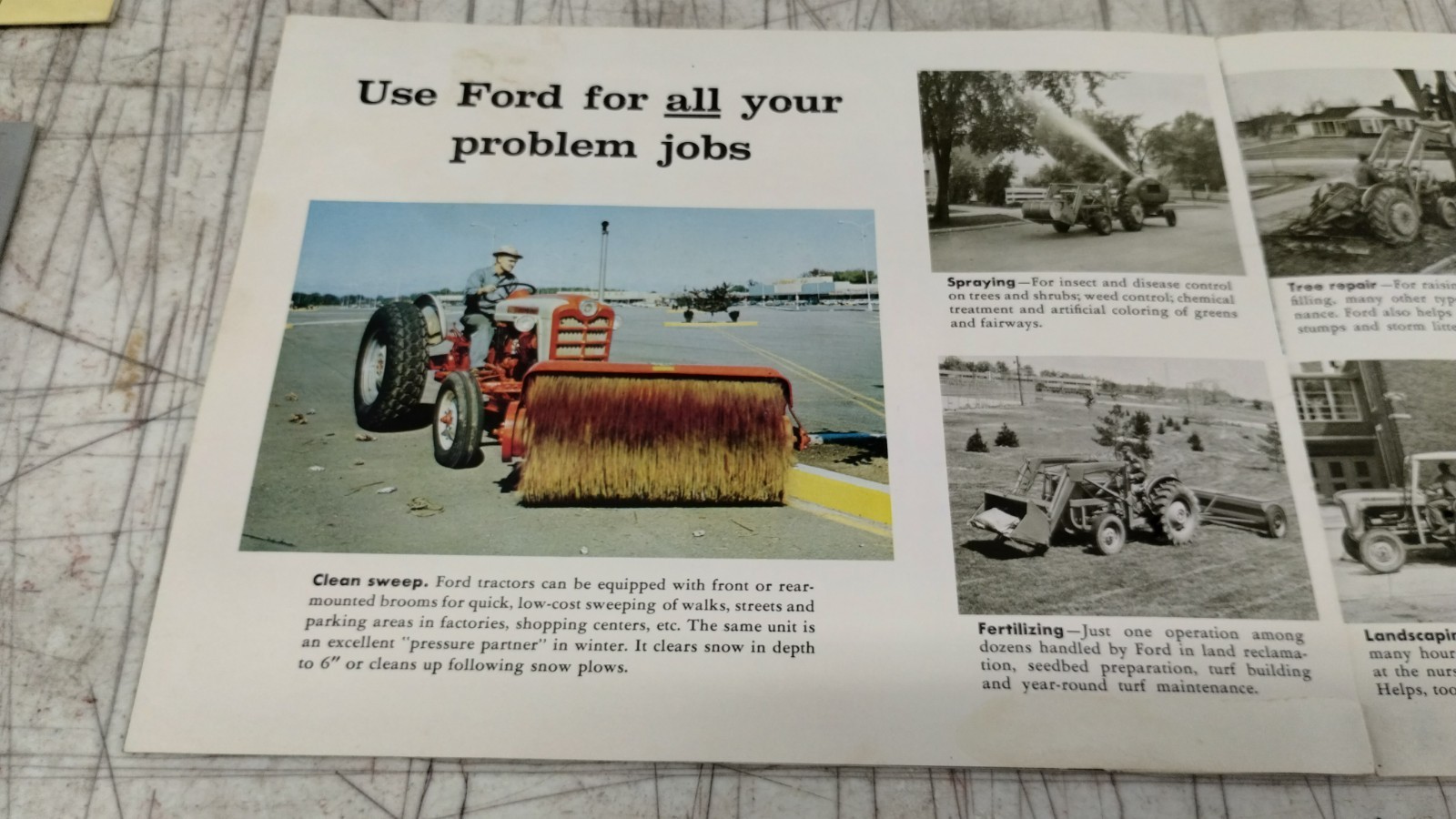 Ford Tractors And Equipment For Grounds Maintenance AD-6950
