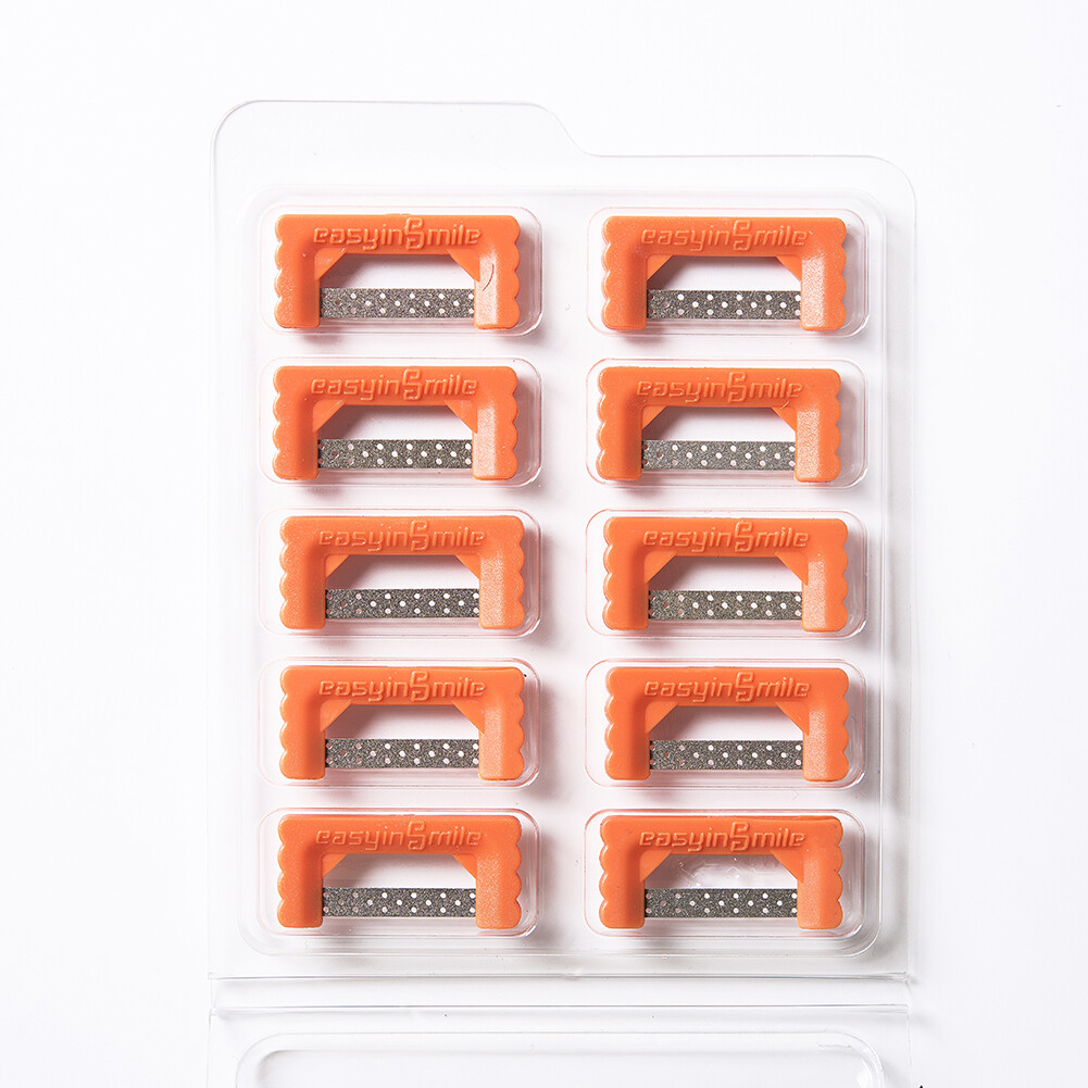 10pc/pack Dental Orthodontic Reduction Strips Interproximal Enamel Kit Automatic