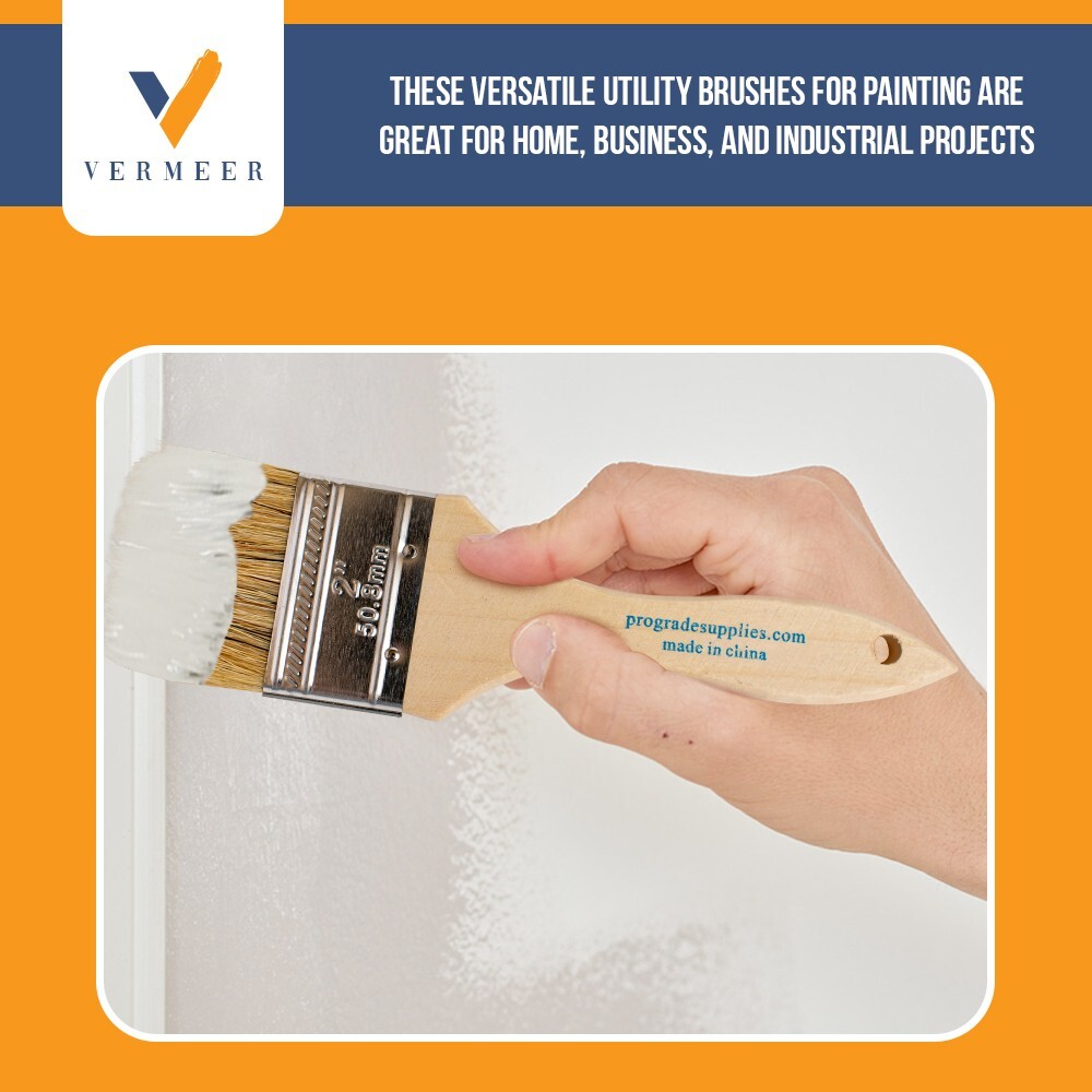 24Pk – 2″ Chip Brushes for Paints, Stains, Varnishes, Glues & Gesso