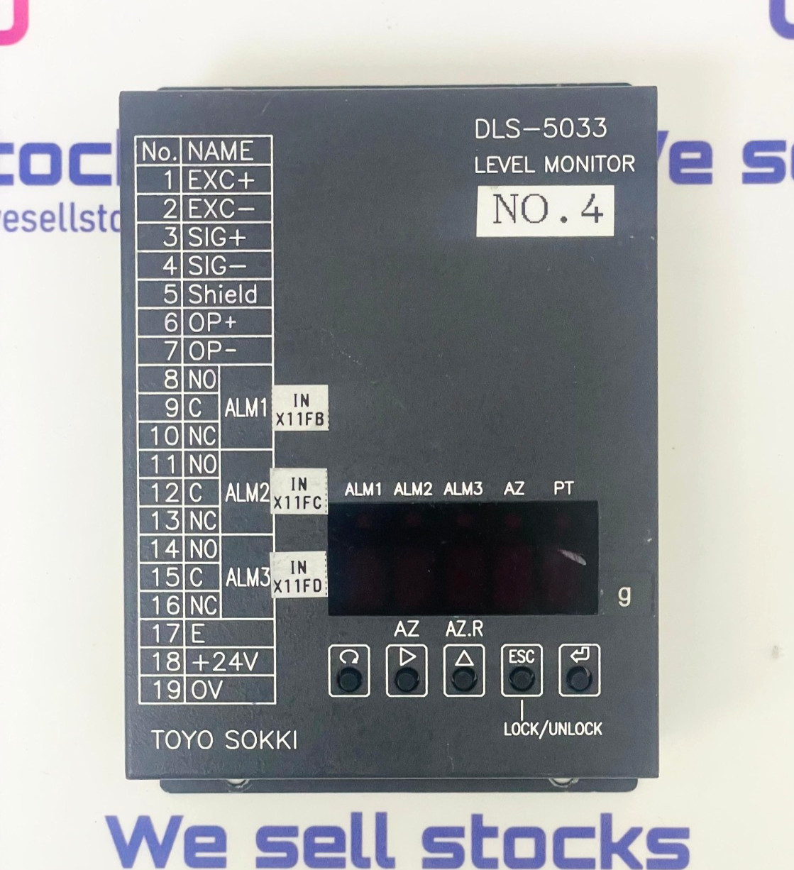 TOYO SOKKI DLS-5033 Level Monitor