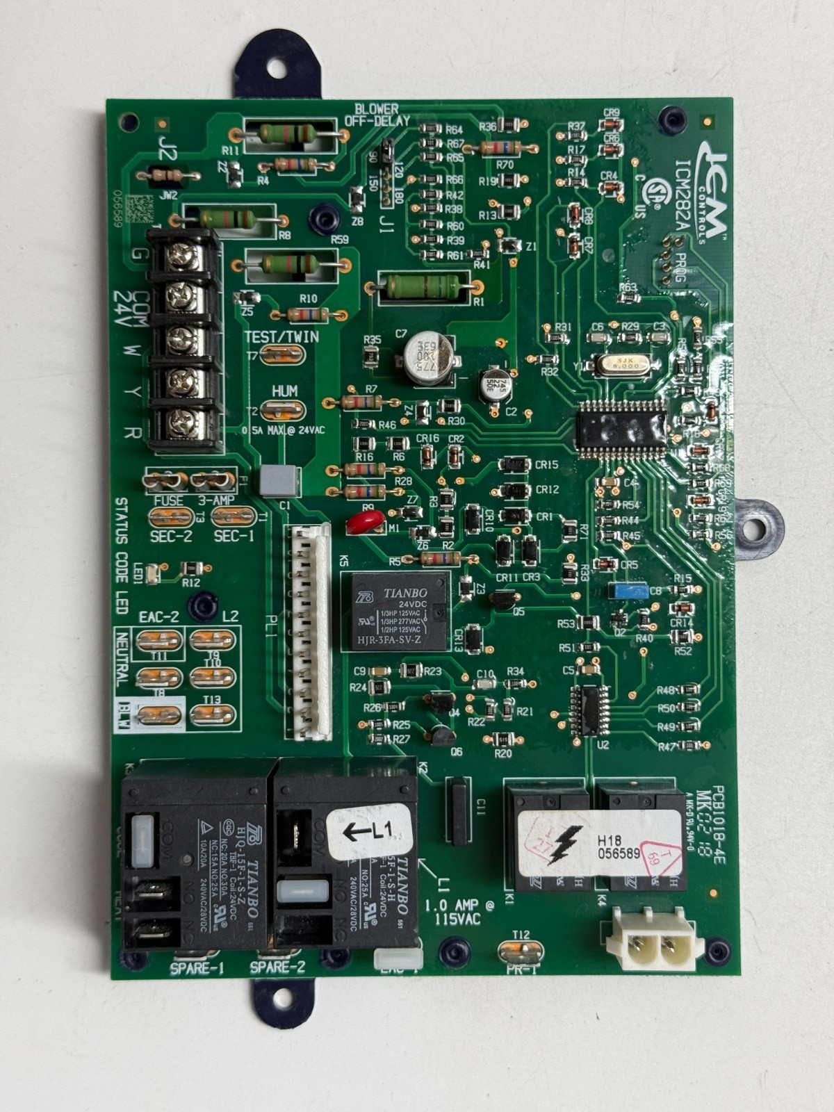 Carrier ICM ICM282A Furnace Control Board PCB1018-4E