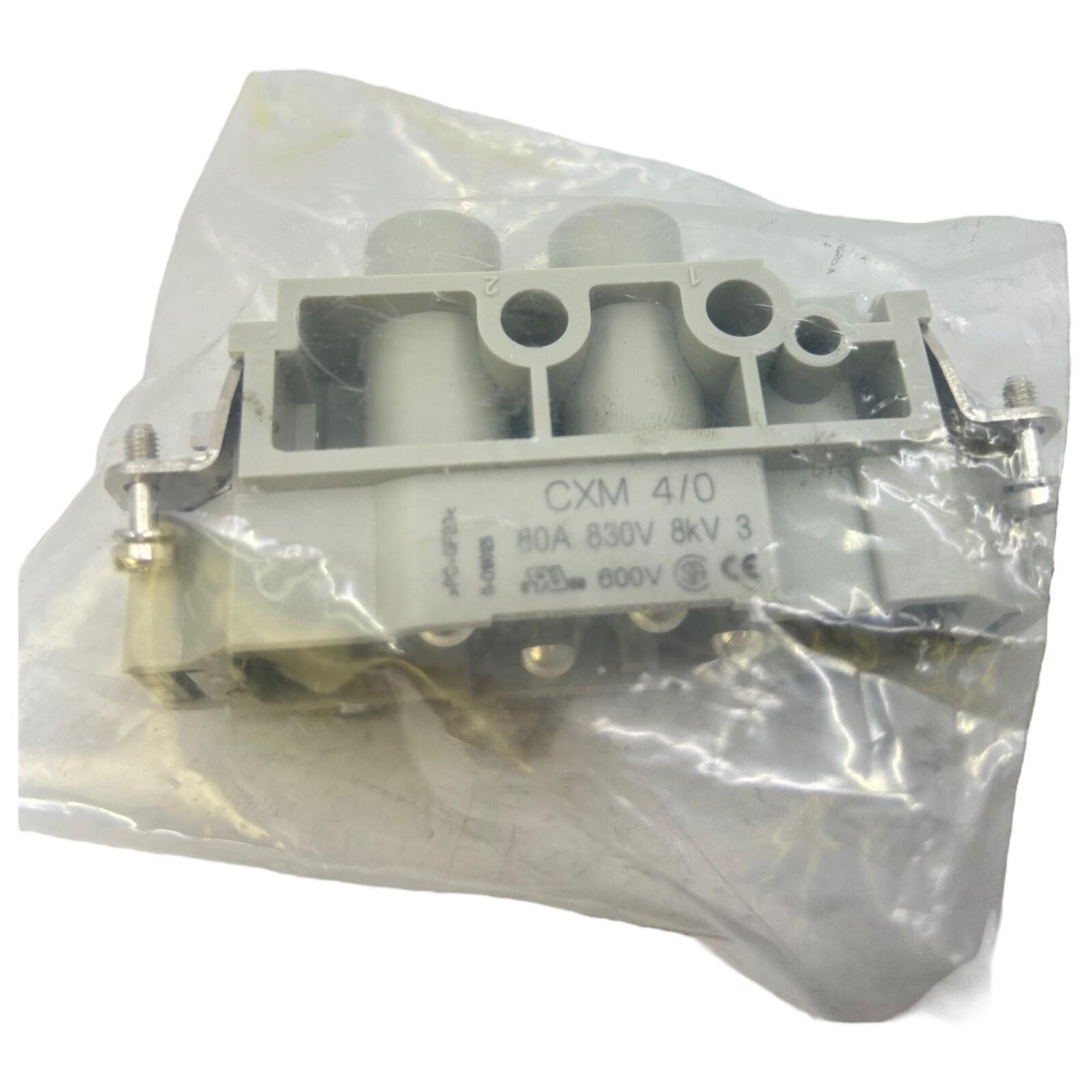 ILME Cxm 4/0 Terminal Connector 80A 8kV 4polig Protection IP20 Without Casing