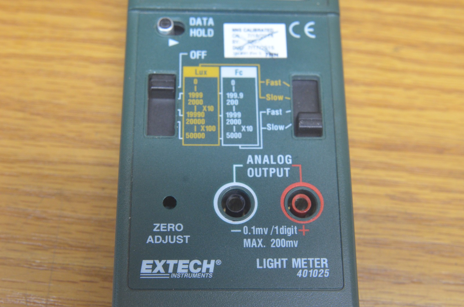 Extech Lightmeter 401025 Parts Only (6-D)