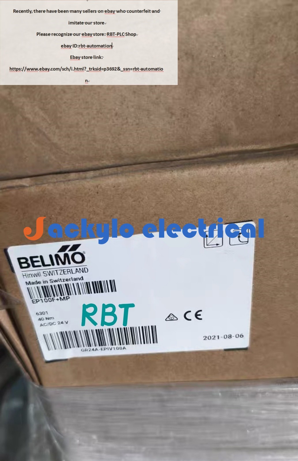 EP100F+MP GR24A-EPV100A Seat valve actuator Brand new