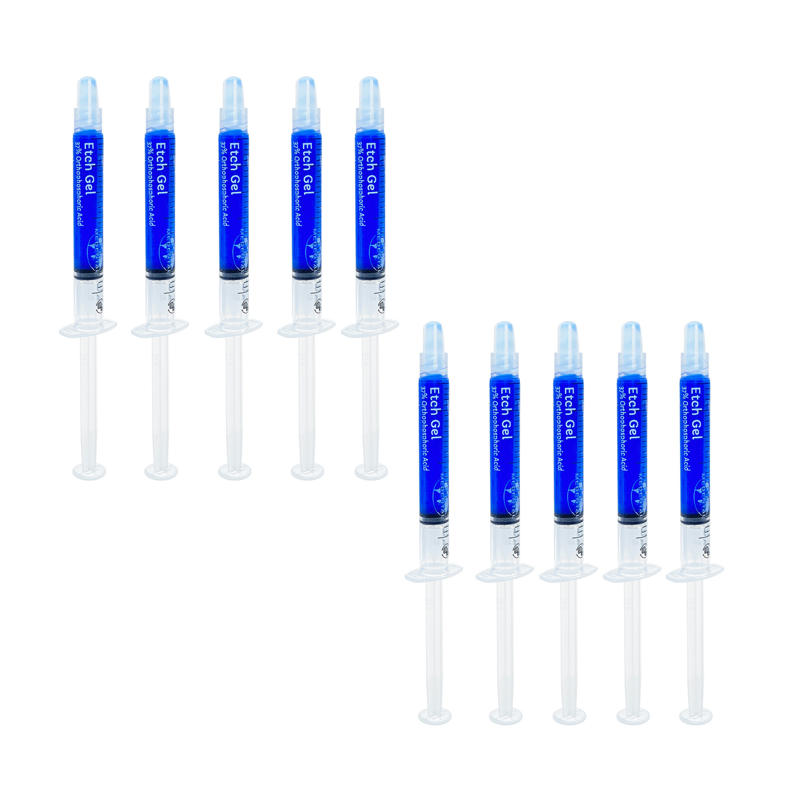 HOT MEDENTAL DENTAL ETCHANT ETCH GEL 37% ORTHO ACID 2.5ML SYRINGE
