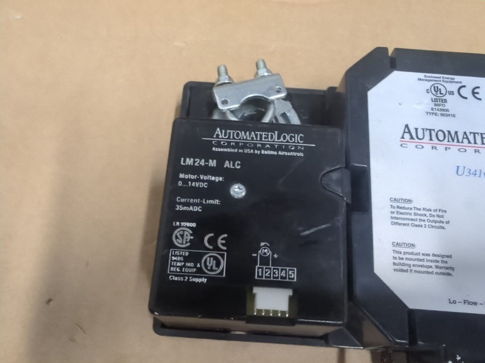 Automated Logic U341V+ BACnet MS/TP Controller – NG D1F