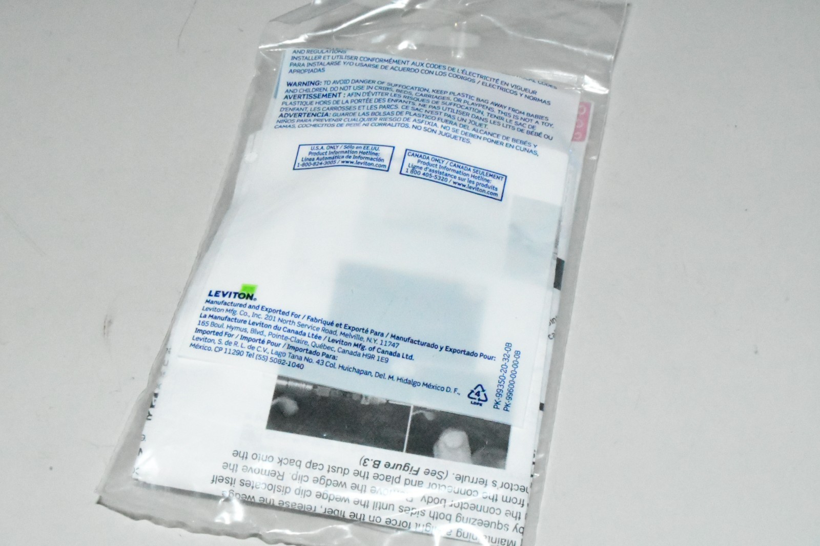 Leviton 49991-LLC FastCAM Pre-Polished Fiber Optic Connector New Sealed W5C