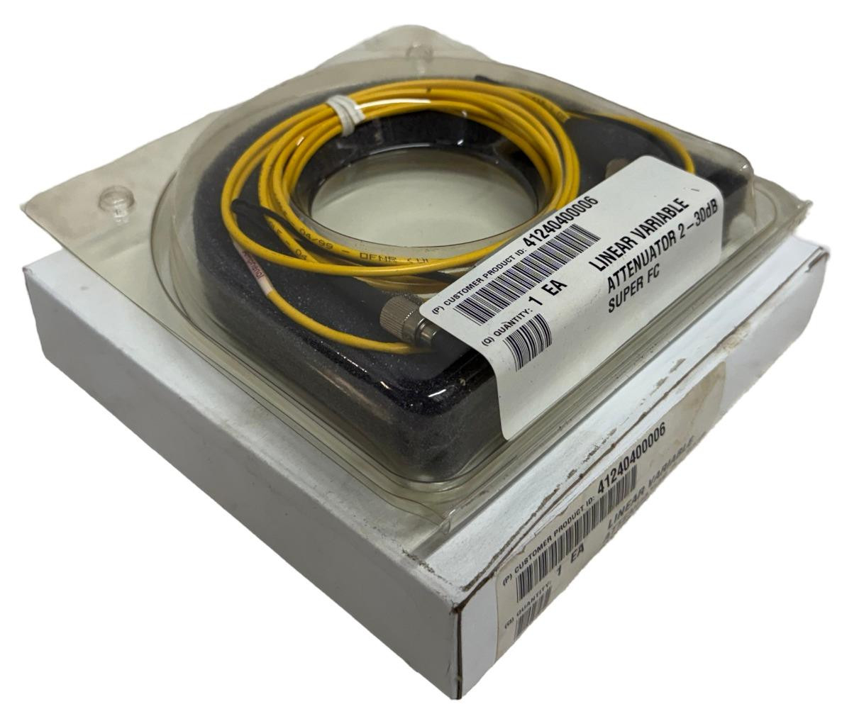 Amphenol 41240400006 Linear Variable Attenuator 2-30dB Super FC