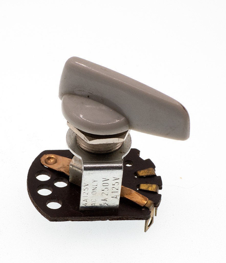 Antique GE Plastic Knob 4 Position Rotary Switch 4A/125VAC 1/2A/250V