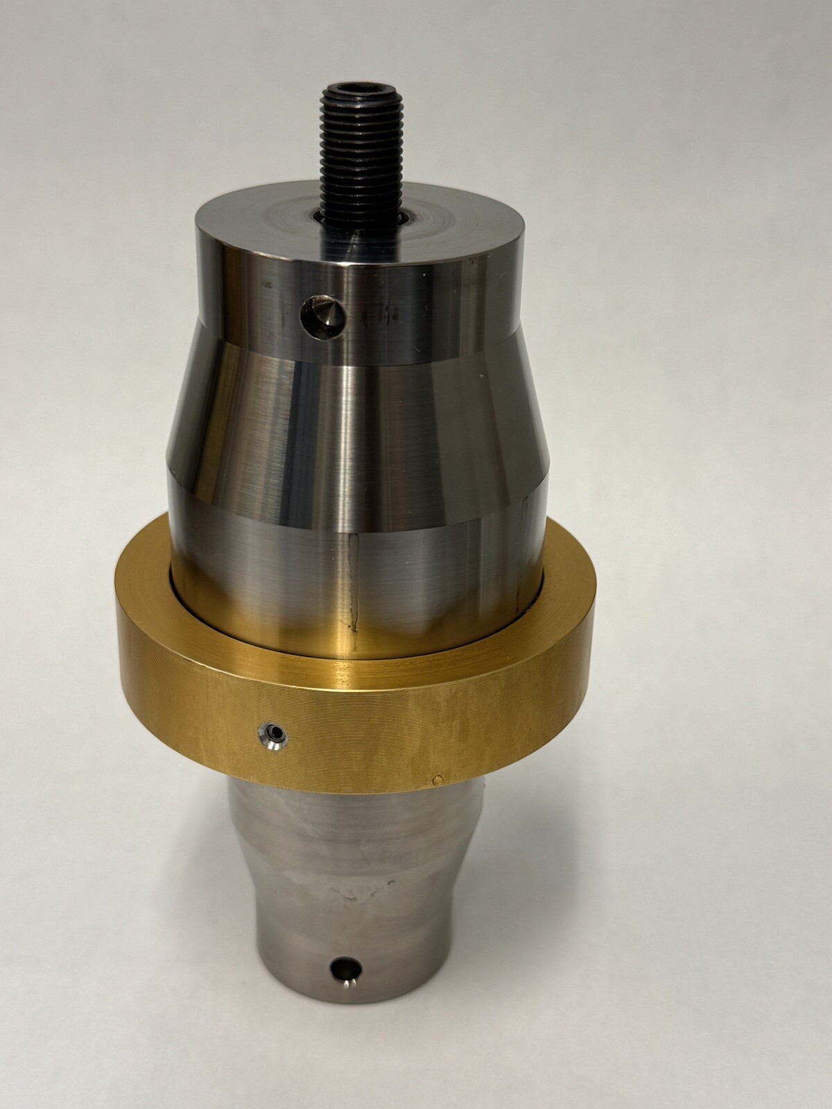 Geniune OEM Branson Gold 20 kHz Booster, 101-149-057, 1:1.5 Gain, 1/2-20 thread