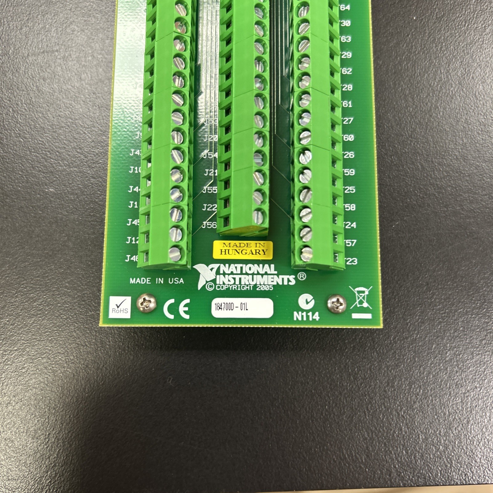 National Instruments CB-68LPR I/O Connector Block, Original Box