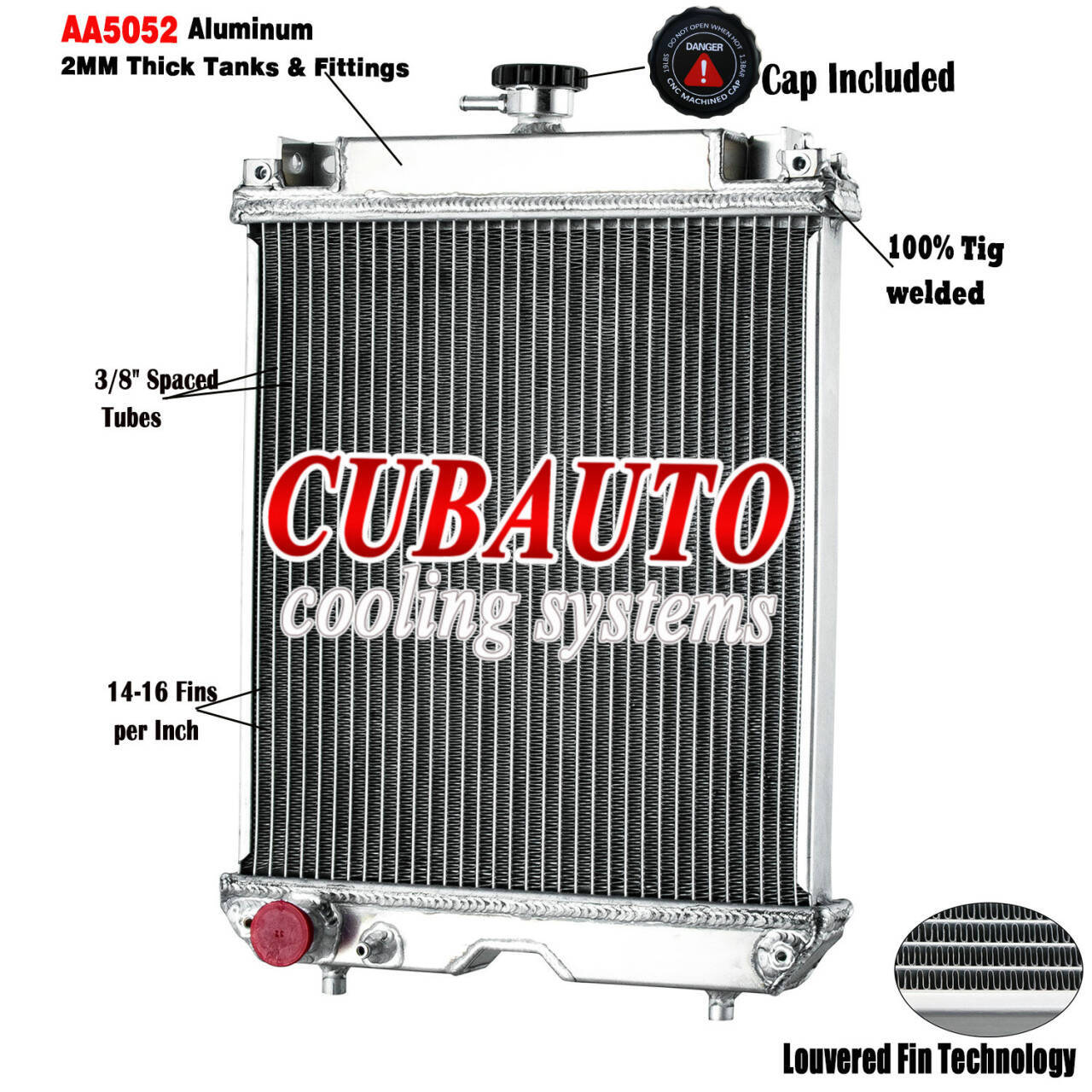 RC41142300 Radiator For Kubota KX91-3 KX91-3S/U35 U35S U35-3 U35-S2 D1703 USA
