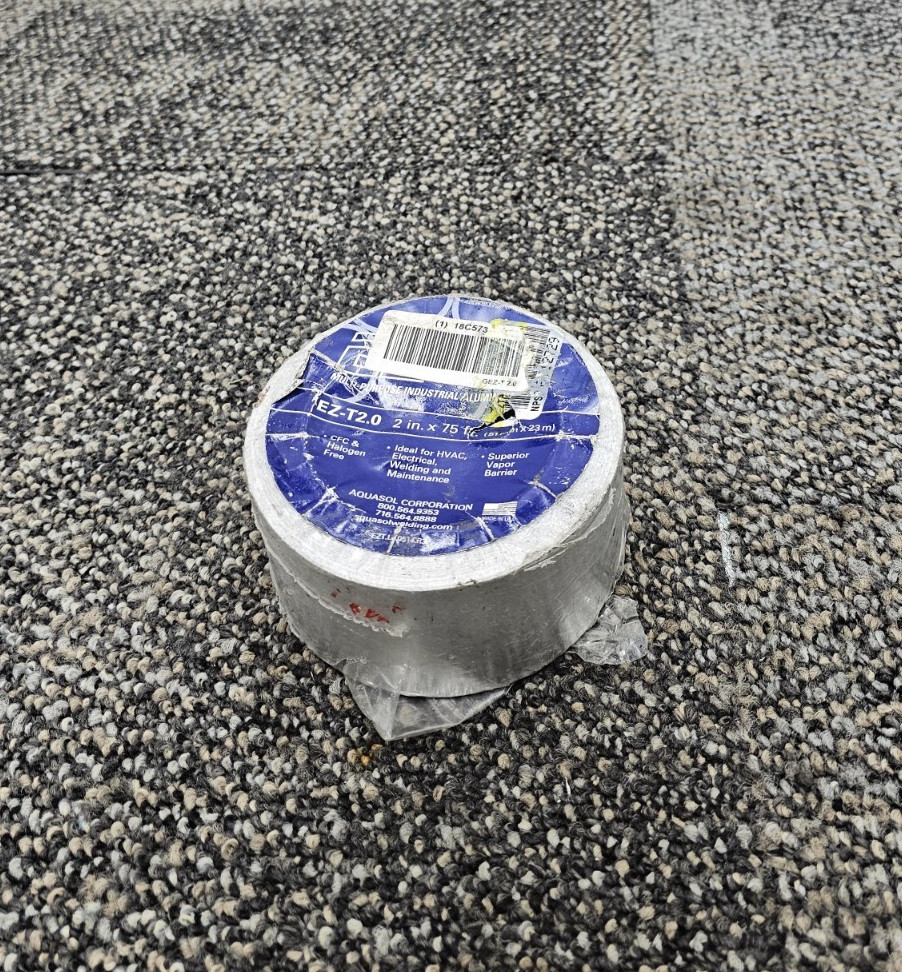 AQUASOL EZ-T2.0: 2 in. x 75 ft. Multi-Purpose Industrial Aluminum Tape 18C573