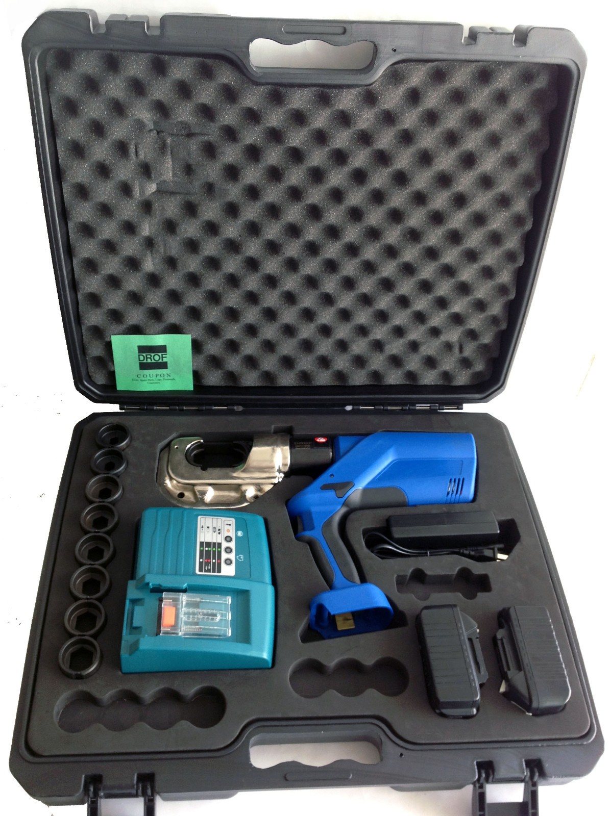 12 TON 4-800 AWG/kcmil BATTERY POWERED CRIMPING TOOL – PROFESSIONAL CRIMPER New