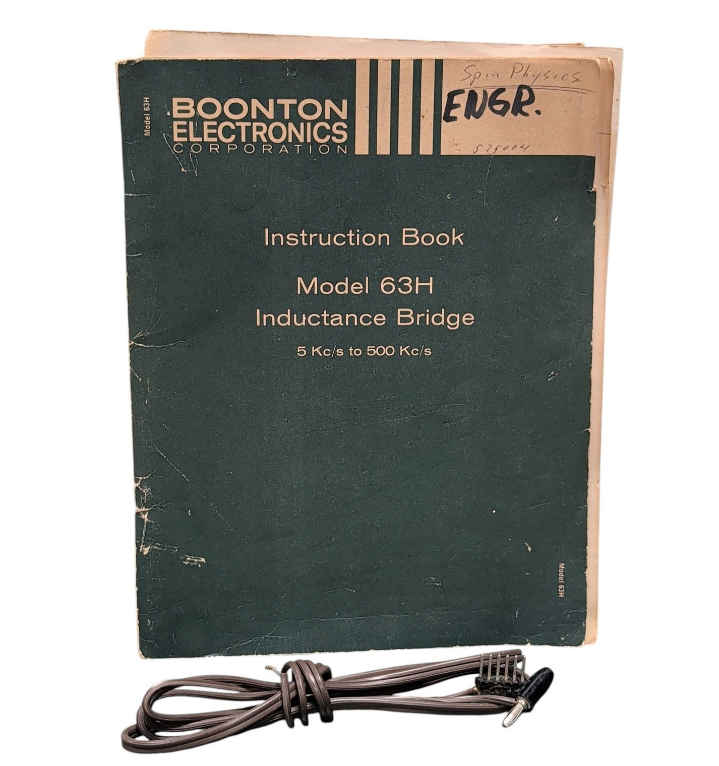 Vintage Boonton Electronics 63H Inductance Bridge 5kHz-500kHz w/ Manual – VIDEO