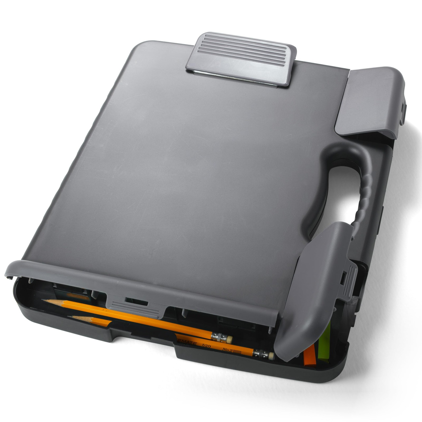Officemate Portable Clipboard Storage 11-3/4″w x 1-1/2″d x 14-1/2″h, Charcoal
