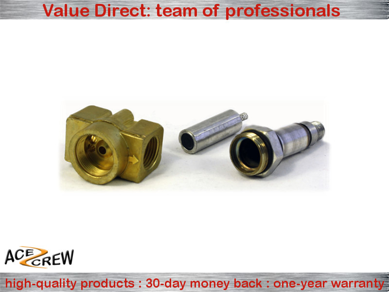 VITON 3/8 in 220V-240V AC Brass Solenoid Valve NPT Gas Water Air Normally Closed