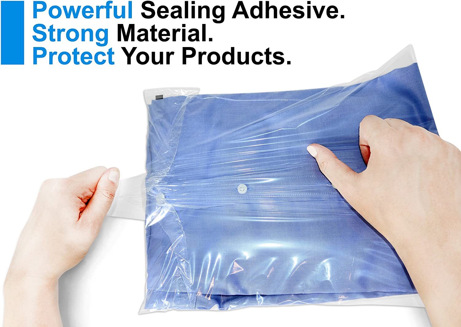 200 12×15 1.5 Mil Bags Resealable Clear Suffocation Warning Poly OPP Cello Bag