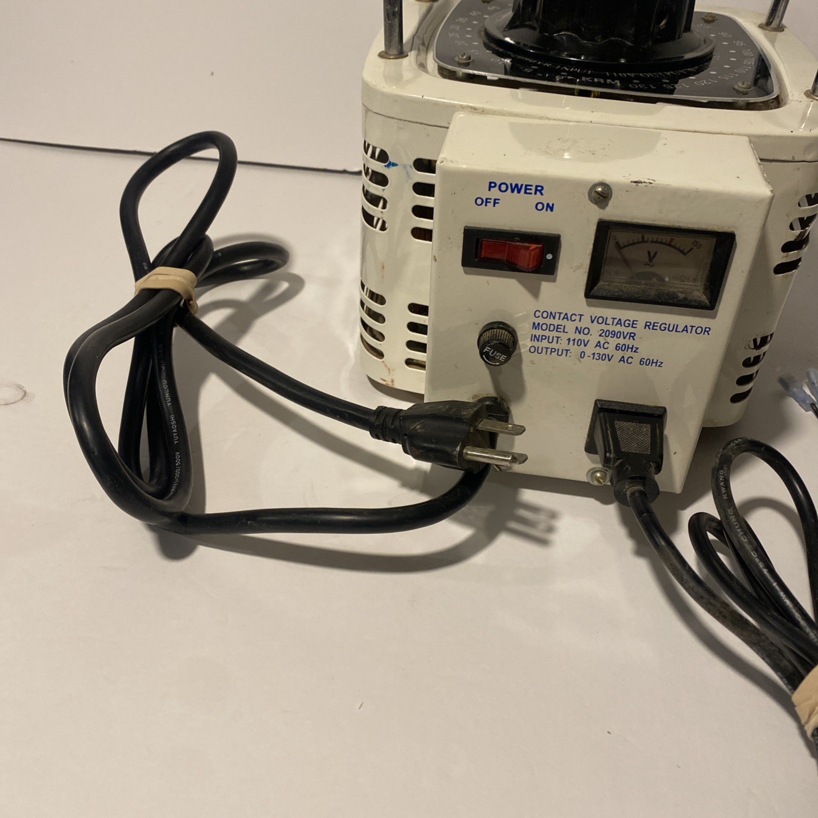 KRM 2090VR 110V Input 0-130V Output Contact Voltage Regulator