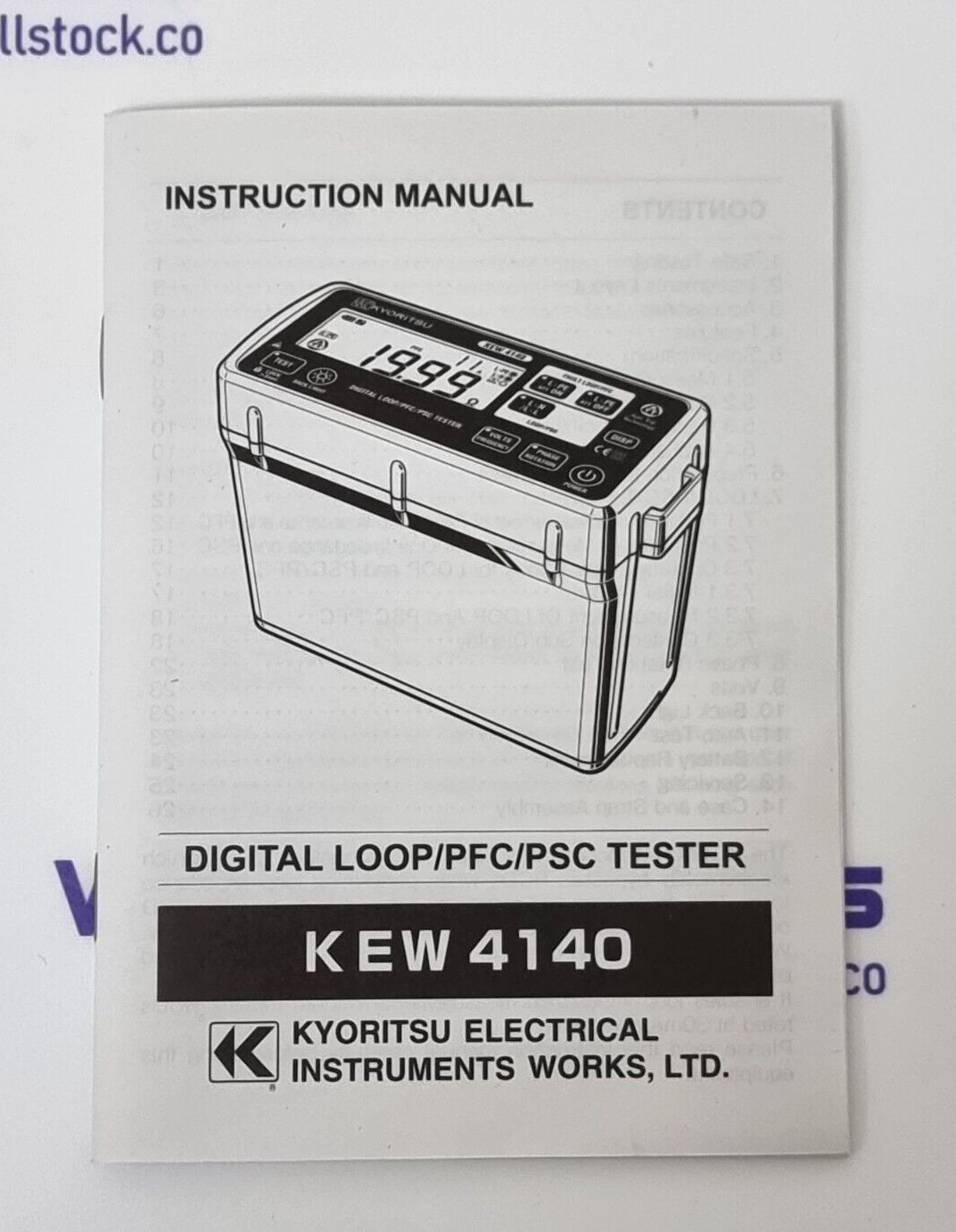 KYORITSU KEW4140 Loop Impedance Tester