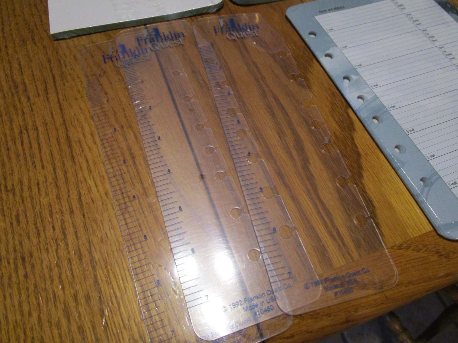 6 FRANKLIN COVERY QUEST MISCELLANEIOUS REFILL PAGES FOR PLANNERS NIP
