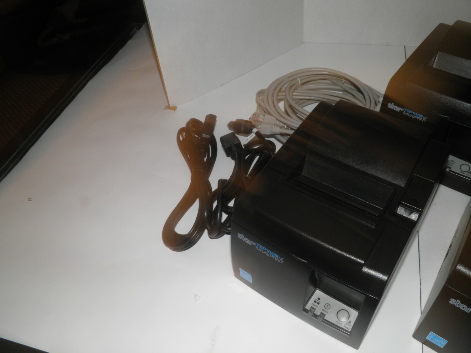 Star TSP100 Thermal POS Receipt Printer TSP143IIILAN w power cord ETHERNET