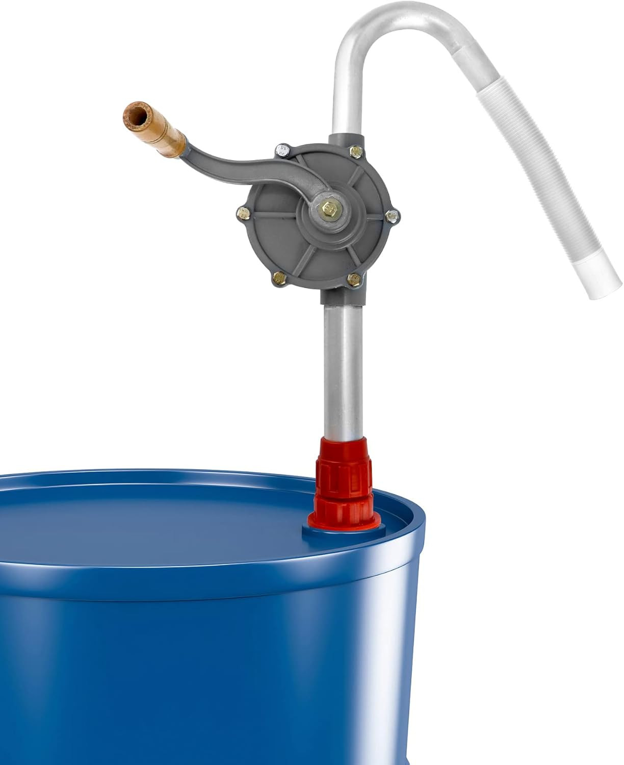 Aluminum Drum Rotary Hand Pump, Barrel Pump Hand Crank Oil Gas Barrel Drum Pump