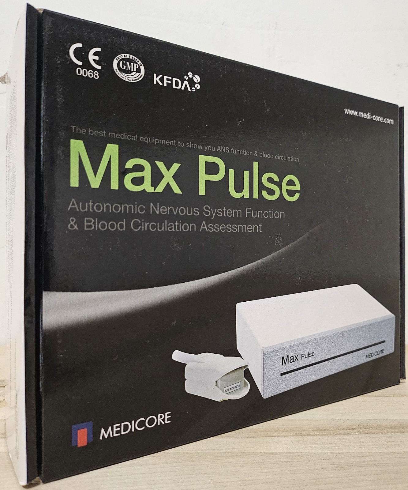 MEDICORE Max Pulse HRV Analyzer Vascular Health Monitor