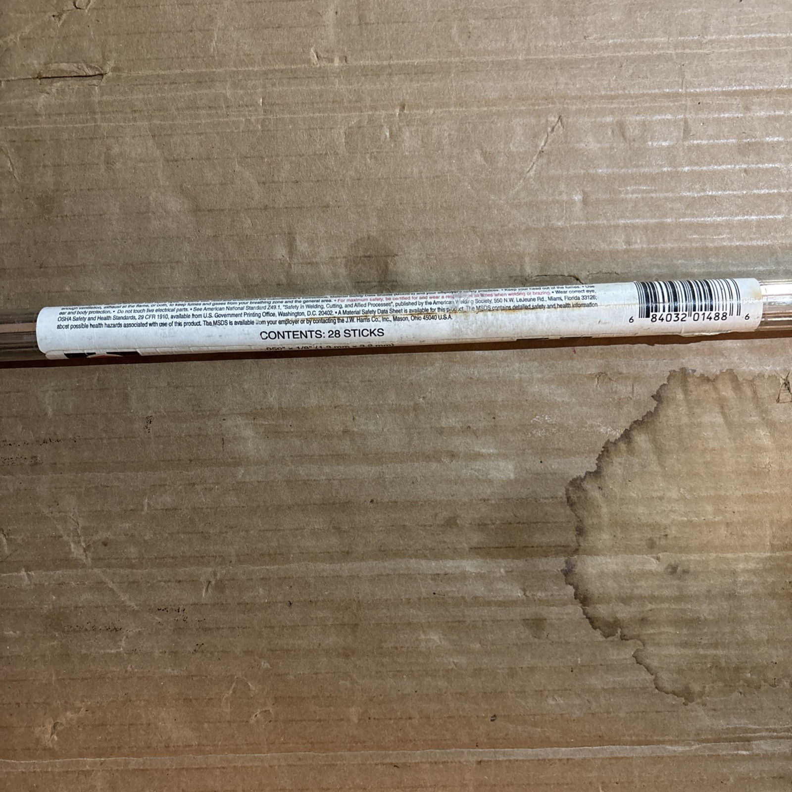 Lucas Milhaupt Sil-Fos 15 Brazing Rods 28pcs 15% Ag Copper Alloy